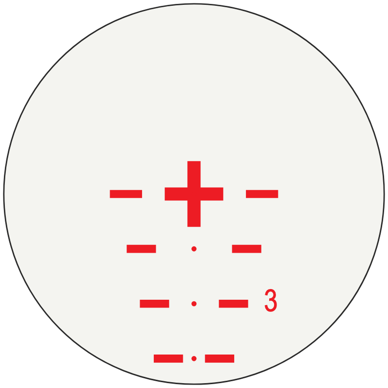 Meopta TM4 BDC 400 2 reticle