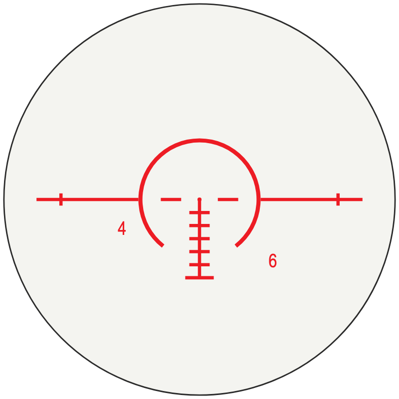 Meopta TM4 BDC 600 reticle
