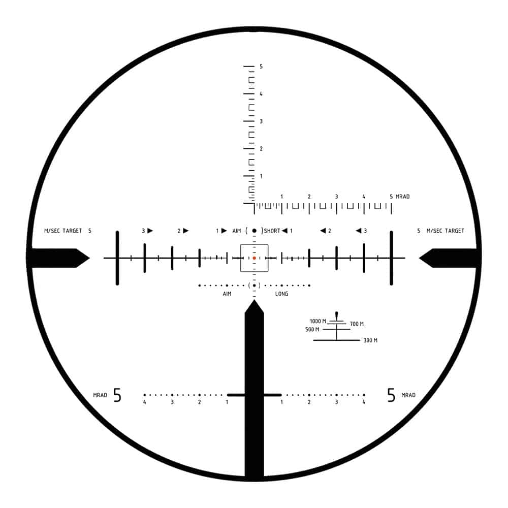 Minox Minox ZP5 5-25×56 FFP illuminated THLR (80106551) reticle