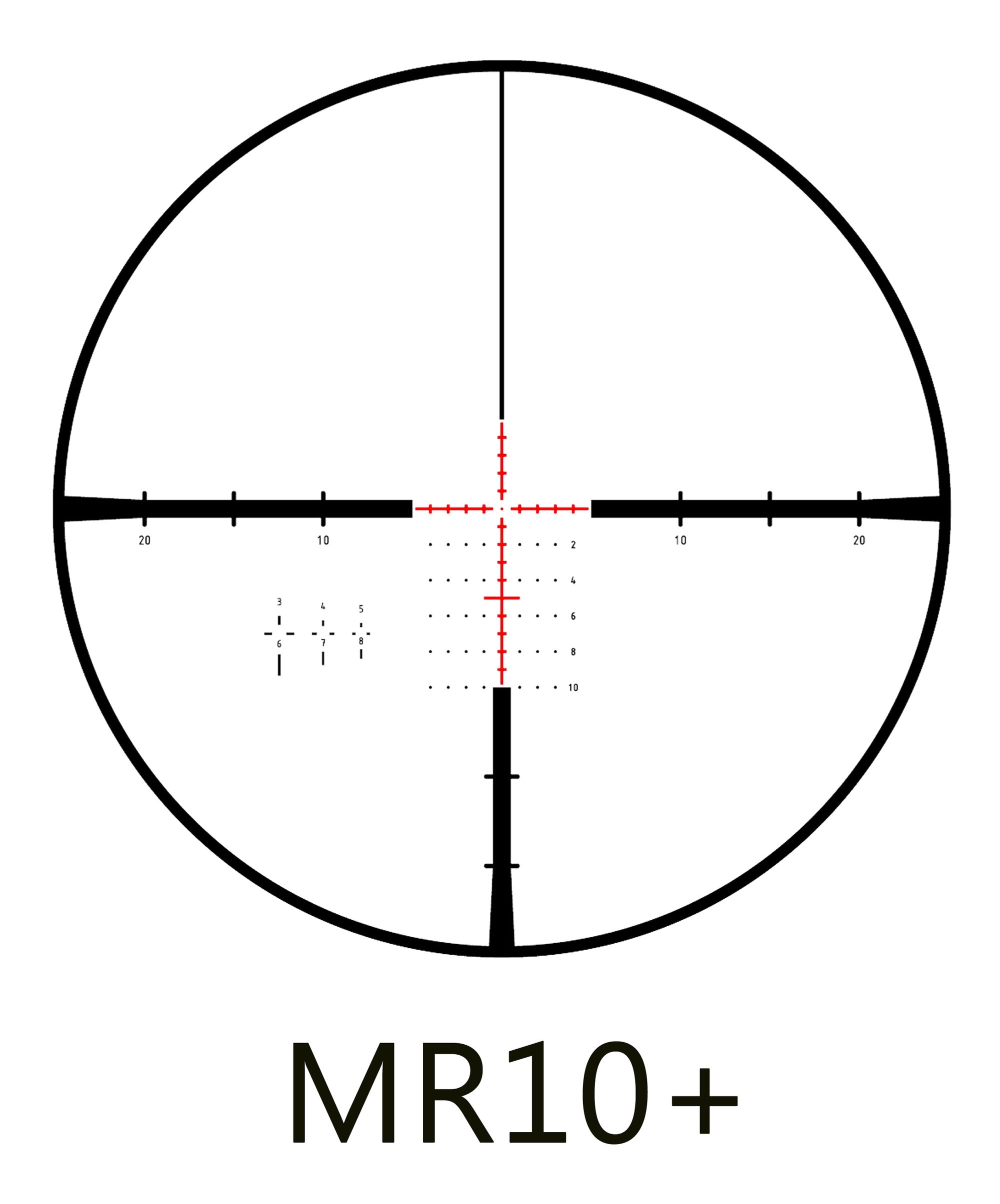 Minox Minox ZP8 MR10plus reticle reticle
