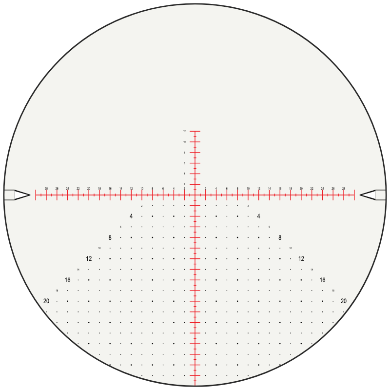 Nightforce MOA-Xt™ reticle
