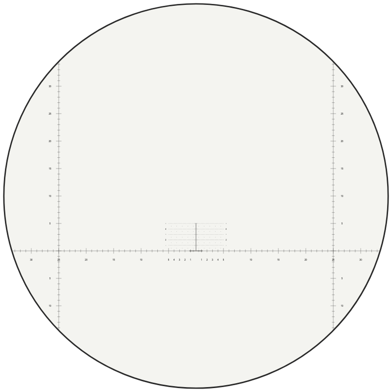 Nightforce MIL-XTs™ reticle