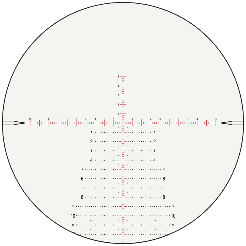 Nightforce MIL-Xt™ reticle