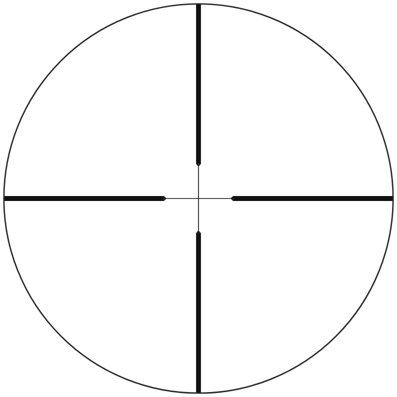 Nightforce Forceplex™ Center Illuminated reticle