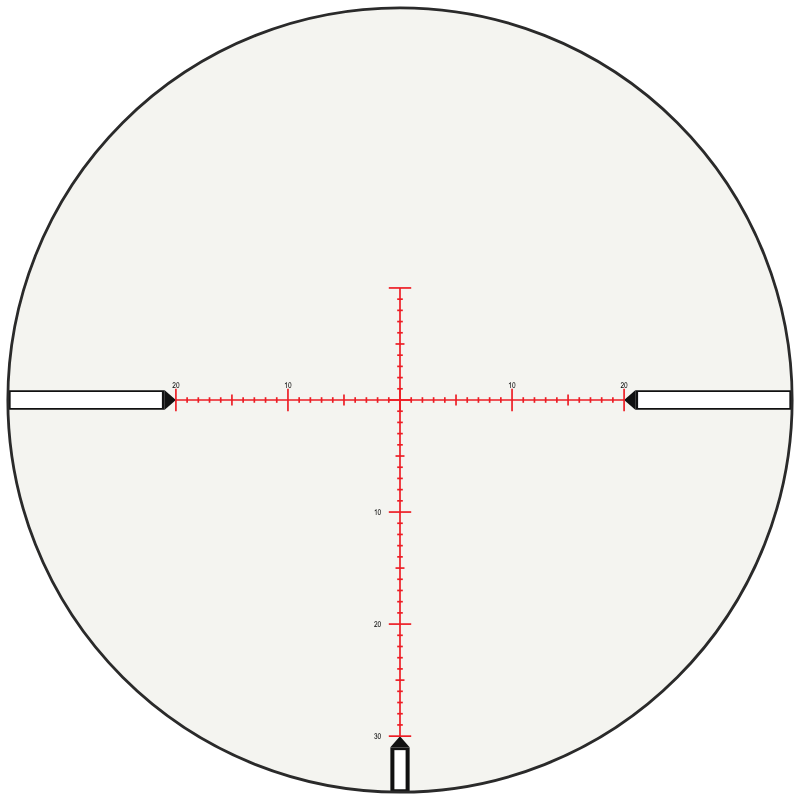 Nightforce Moar™ F1 reticle