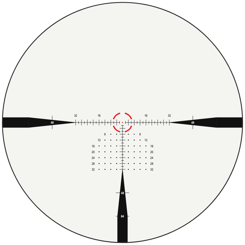 Nightforce FC-DMX (moa) reticle