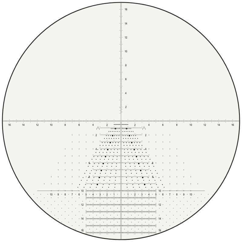 Nightforce Horus Tremor5™ reticle