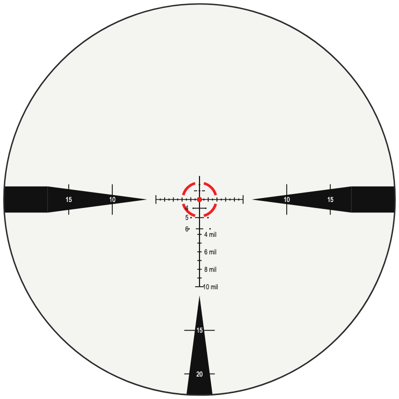 Nightforce Horus Tremor8™-M reticle