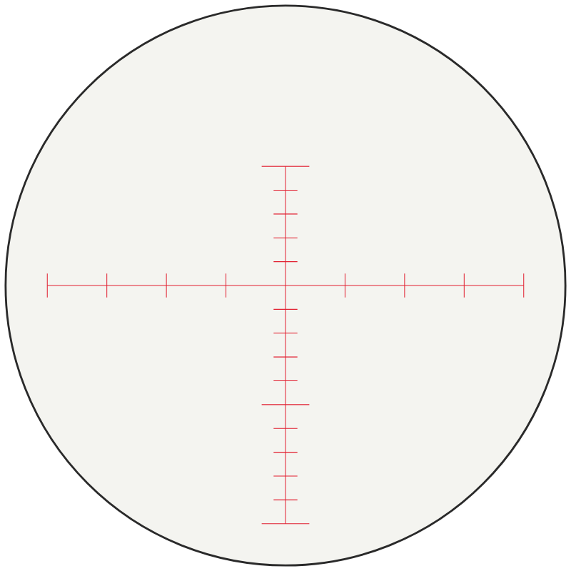Nightforce NP-R2™ reticle
