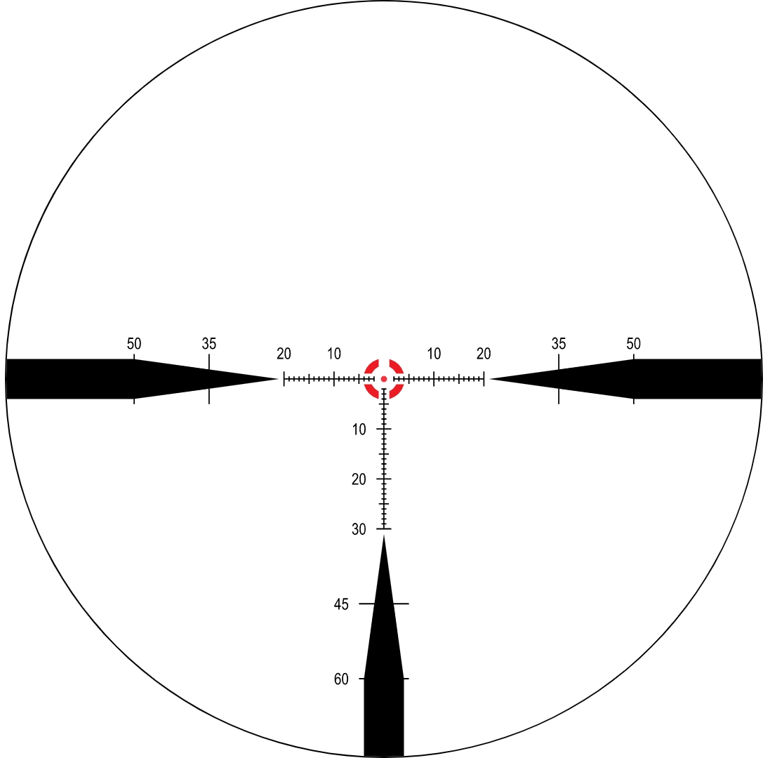 Nightforce Nightforce FC-MOA at 8X reticle