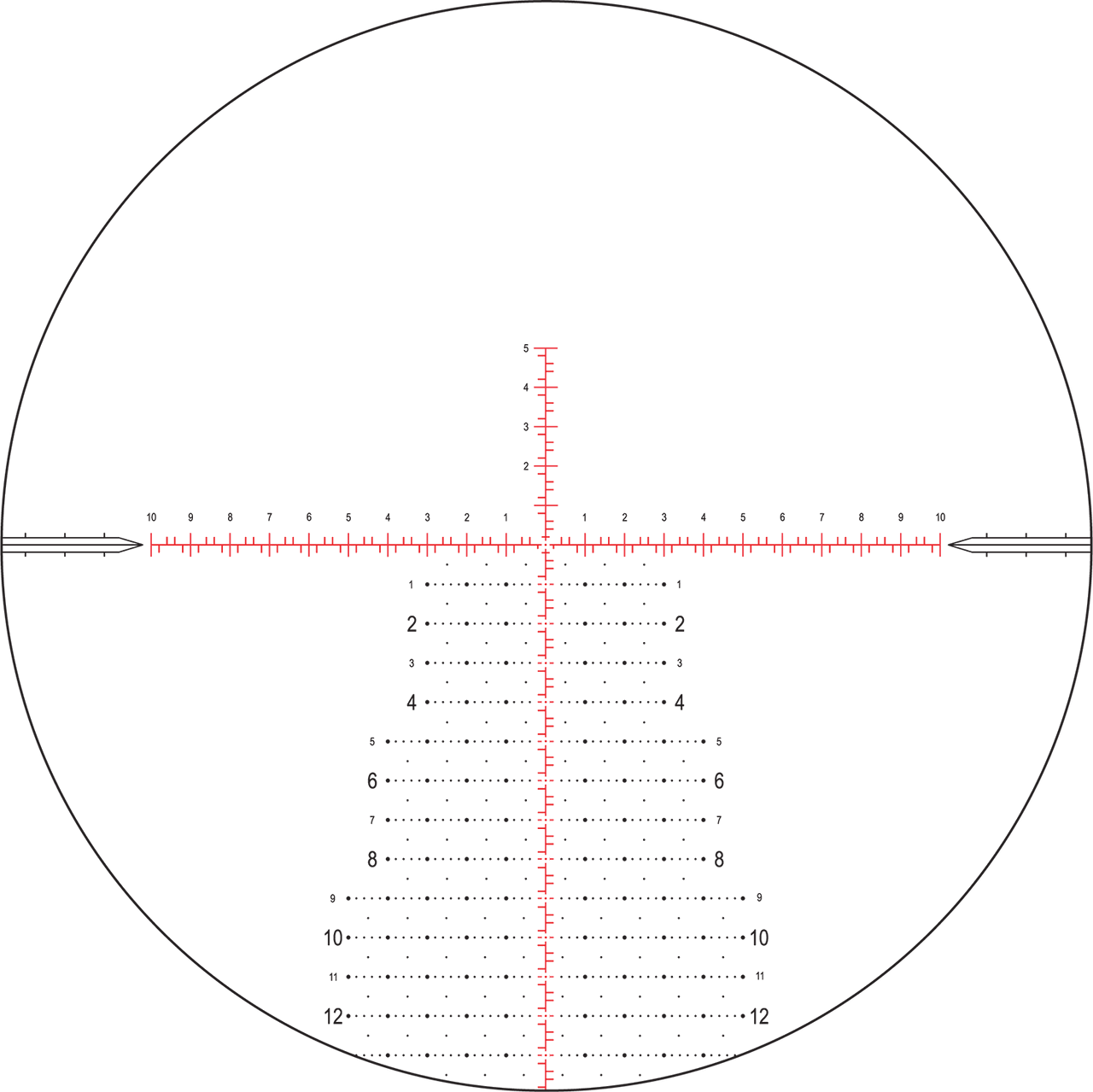 Nightforce Mil-XT F1 reticle