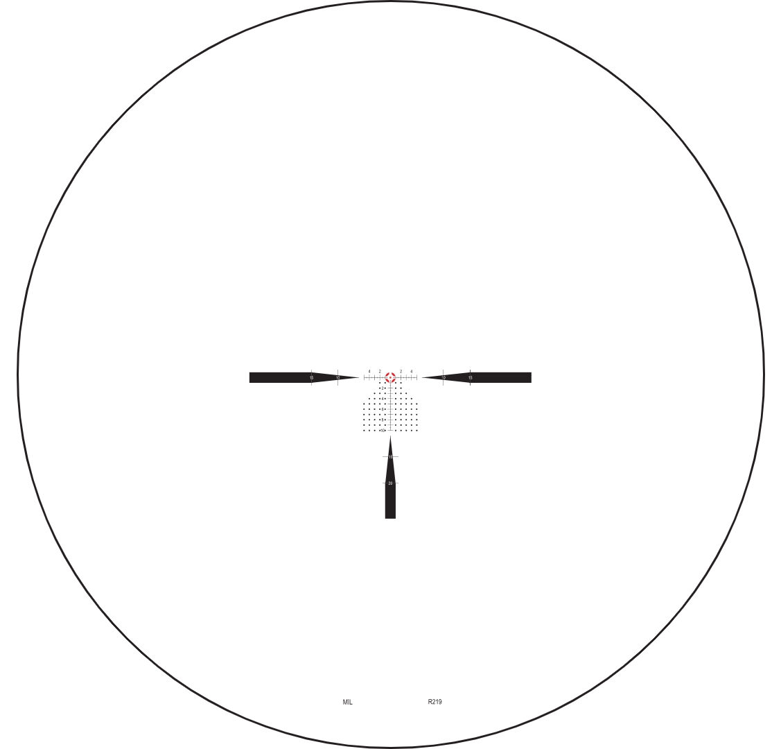 Nightforce Nightforce FC-DM at 1X reticle