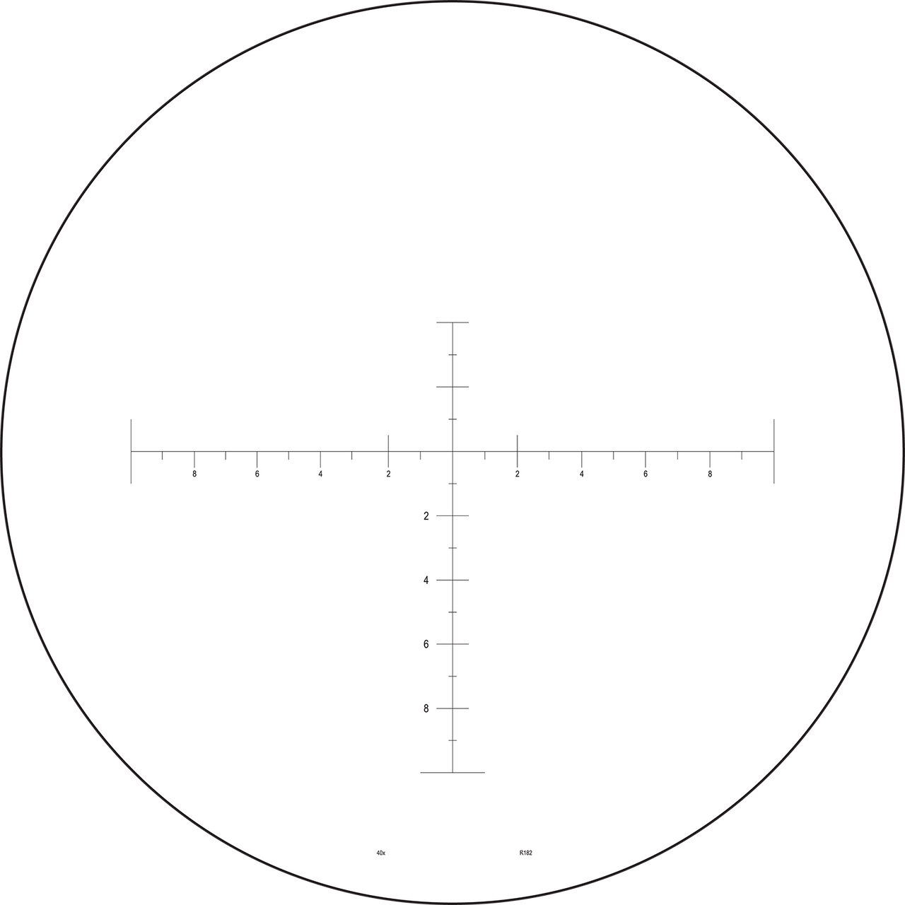 Nightforce FCR-1 reticle