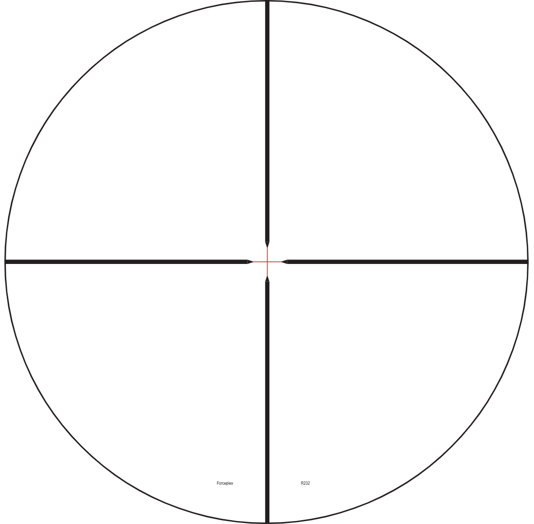 Nightforce Nightforce Forceplex reticle