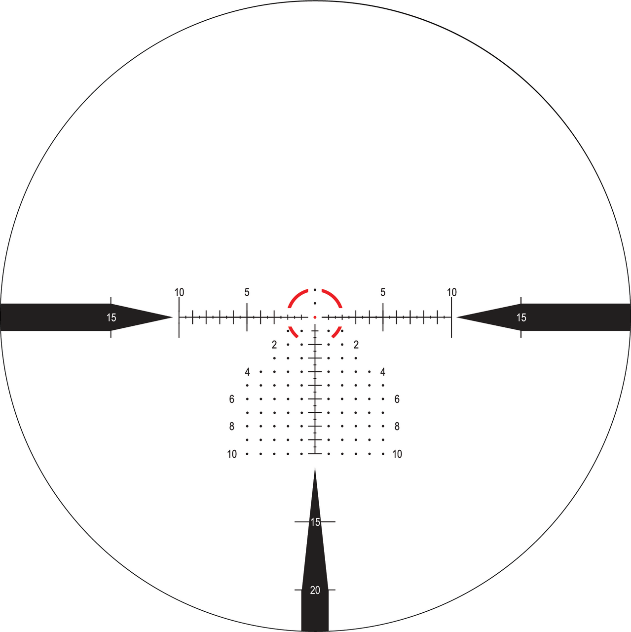 Nightforce FC-DMx reticle