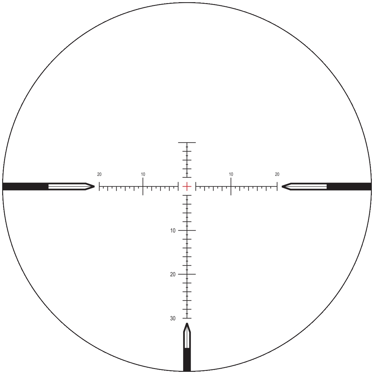 Nightforce Nightforce MOAR 30 MOA center illumination reticle