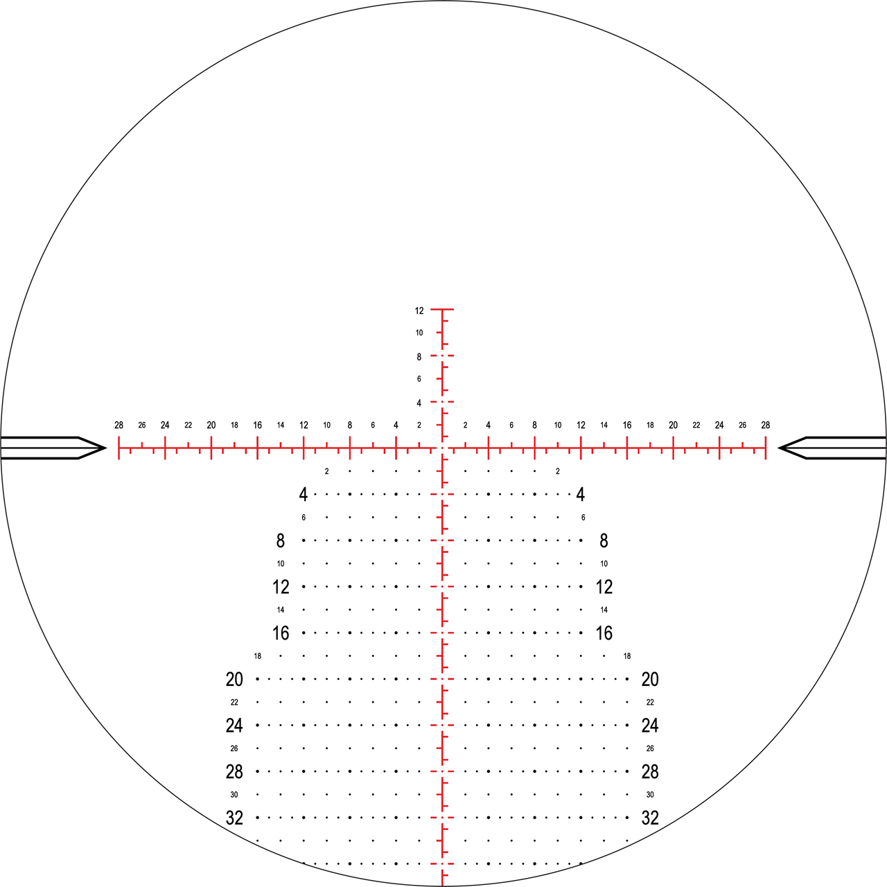 Nightforce MOA-XT reticle