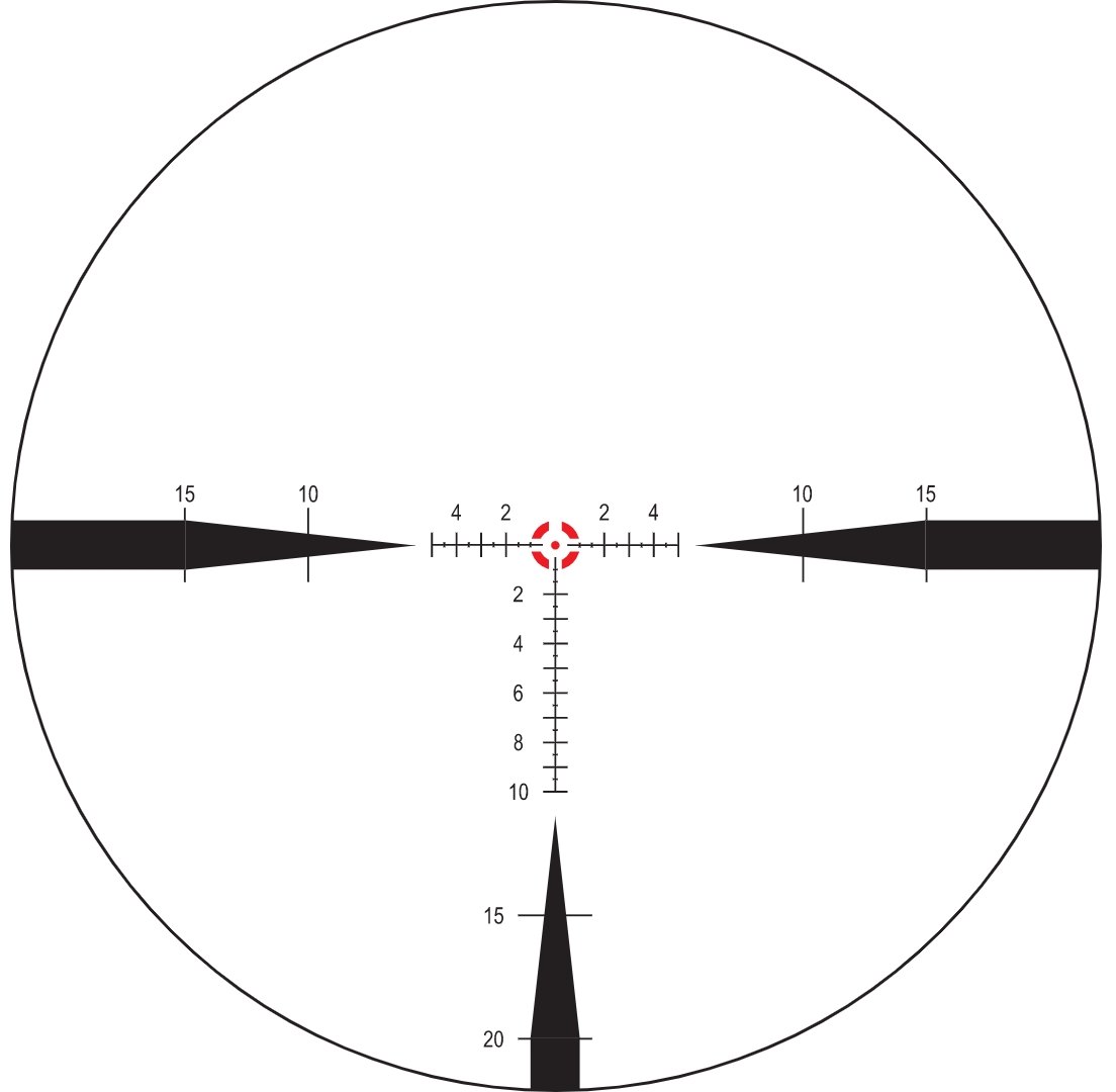 Nightforce Nightforce FC-MIL at 8X reticle