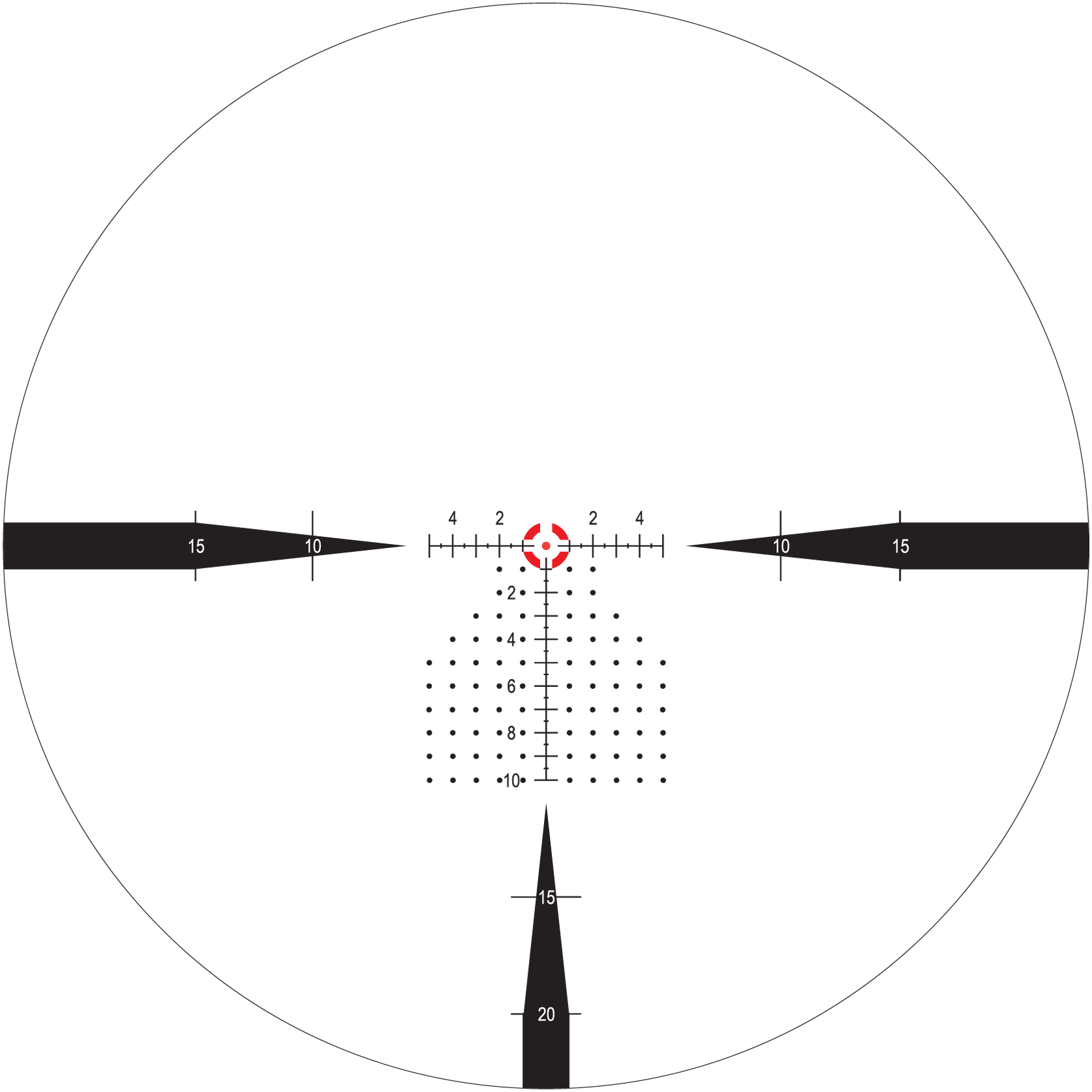 Nightforce FFP FC-DM at 8X reticle