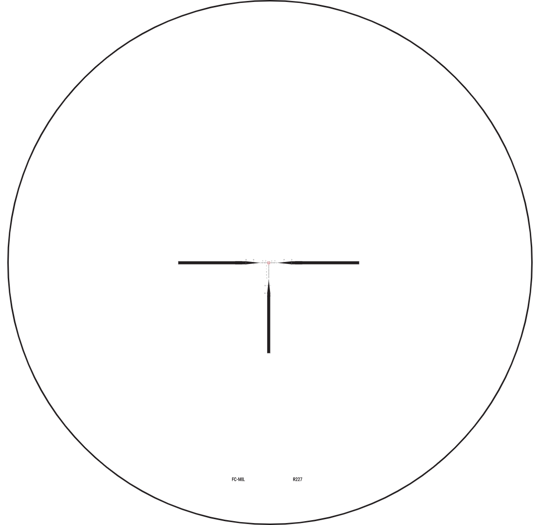 Nightforce Nightforce FC-MIL at 1X reticle