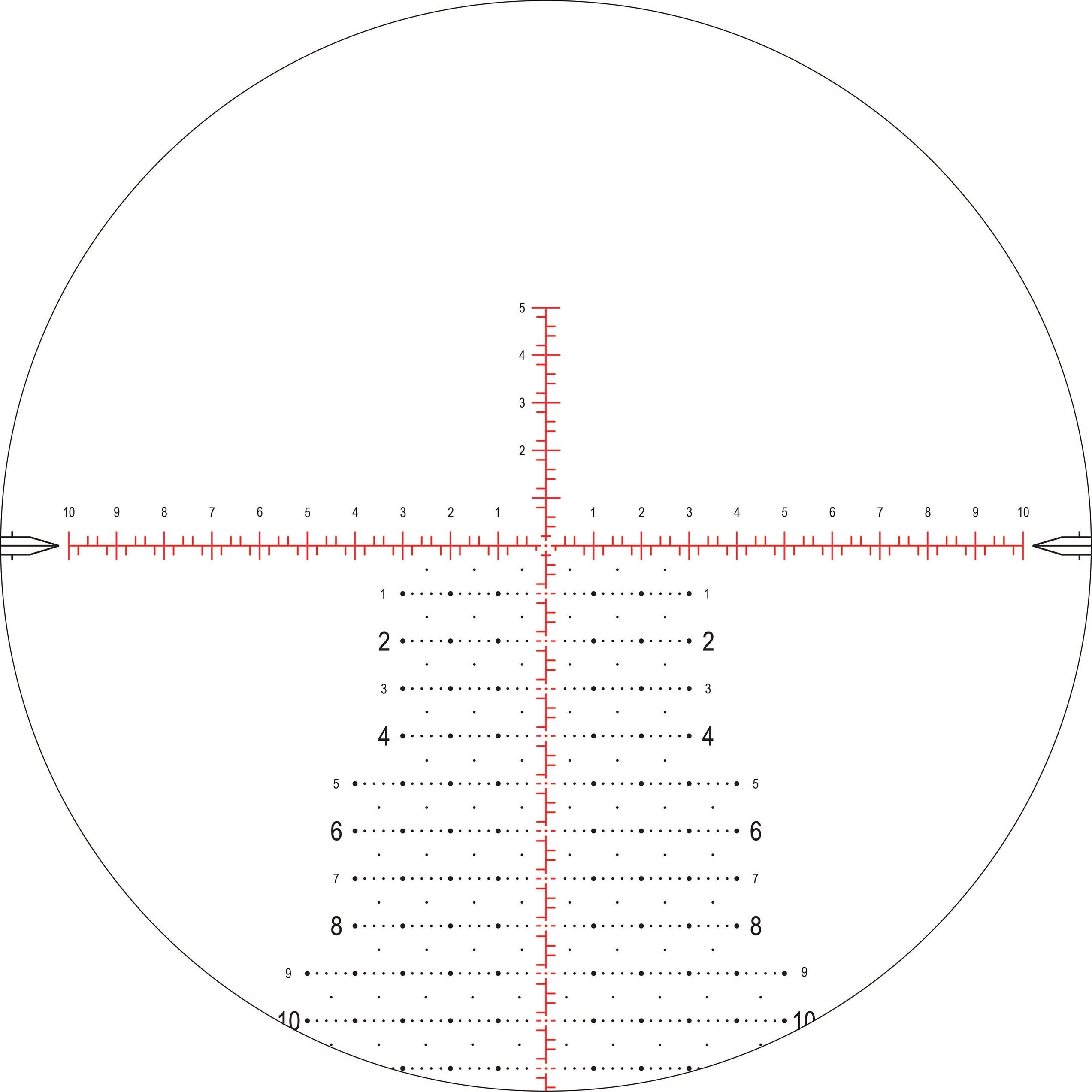 Nightforce Nightforce NX8 4-32×50 F1 MIL-XT reticle reticle