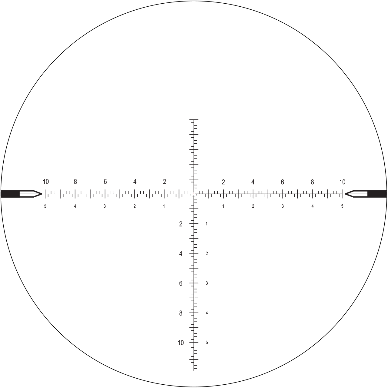 Nightforce MIL-CF2D (32X Calibration) reticle