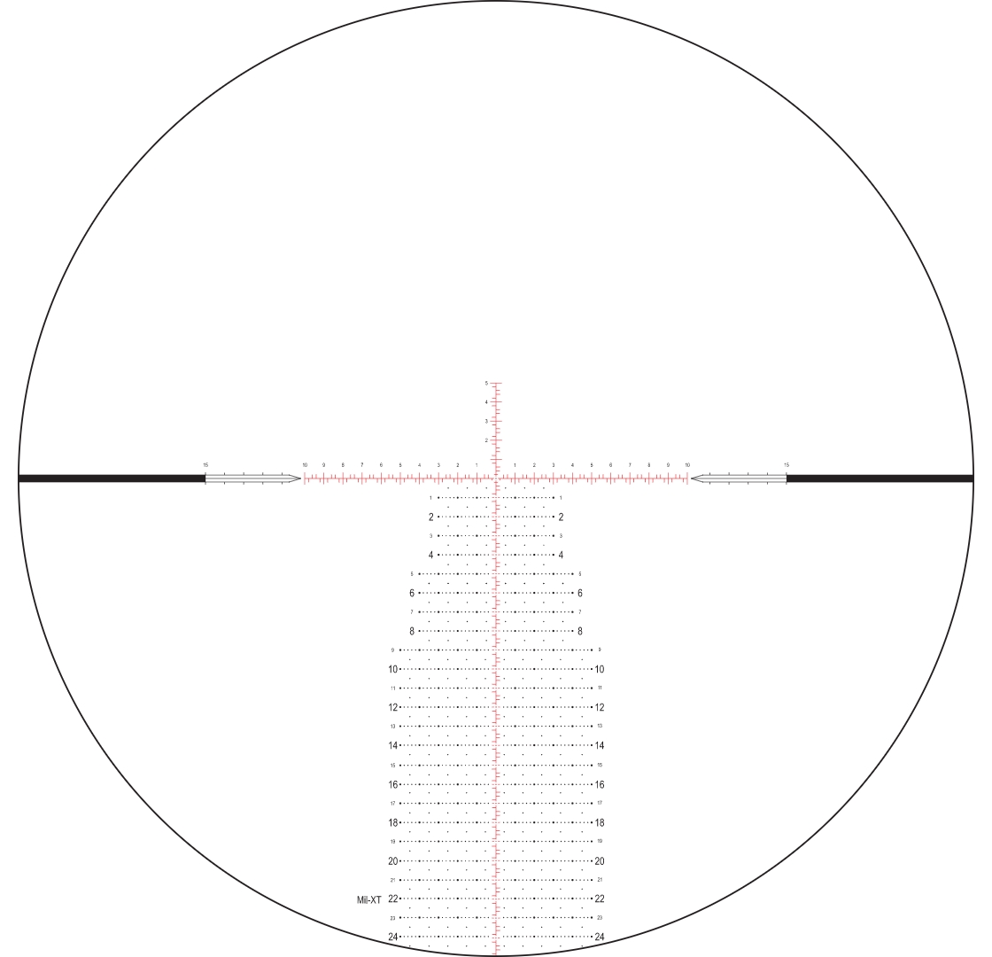 Nightforce Nightforce MIL-XT F1 reticle