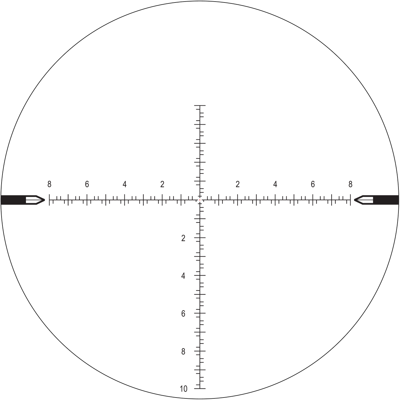 Nightforce MIL-CF2 reticle