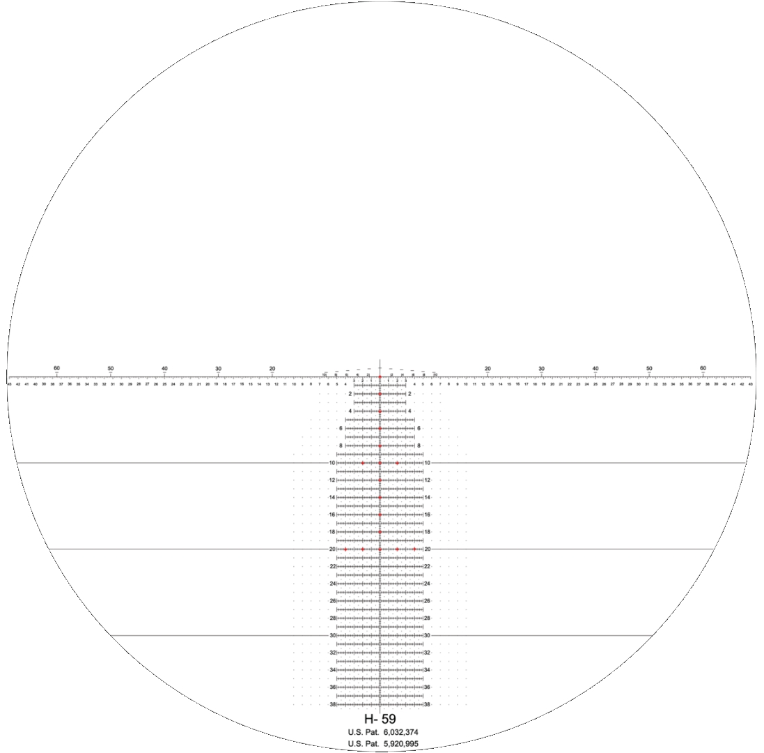 Nightforce Horus H59 reticle