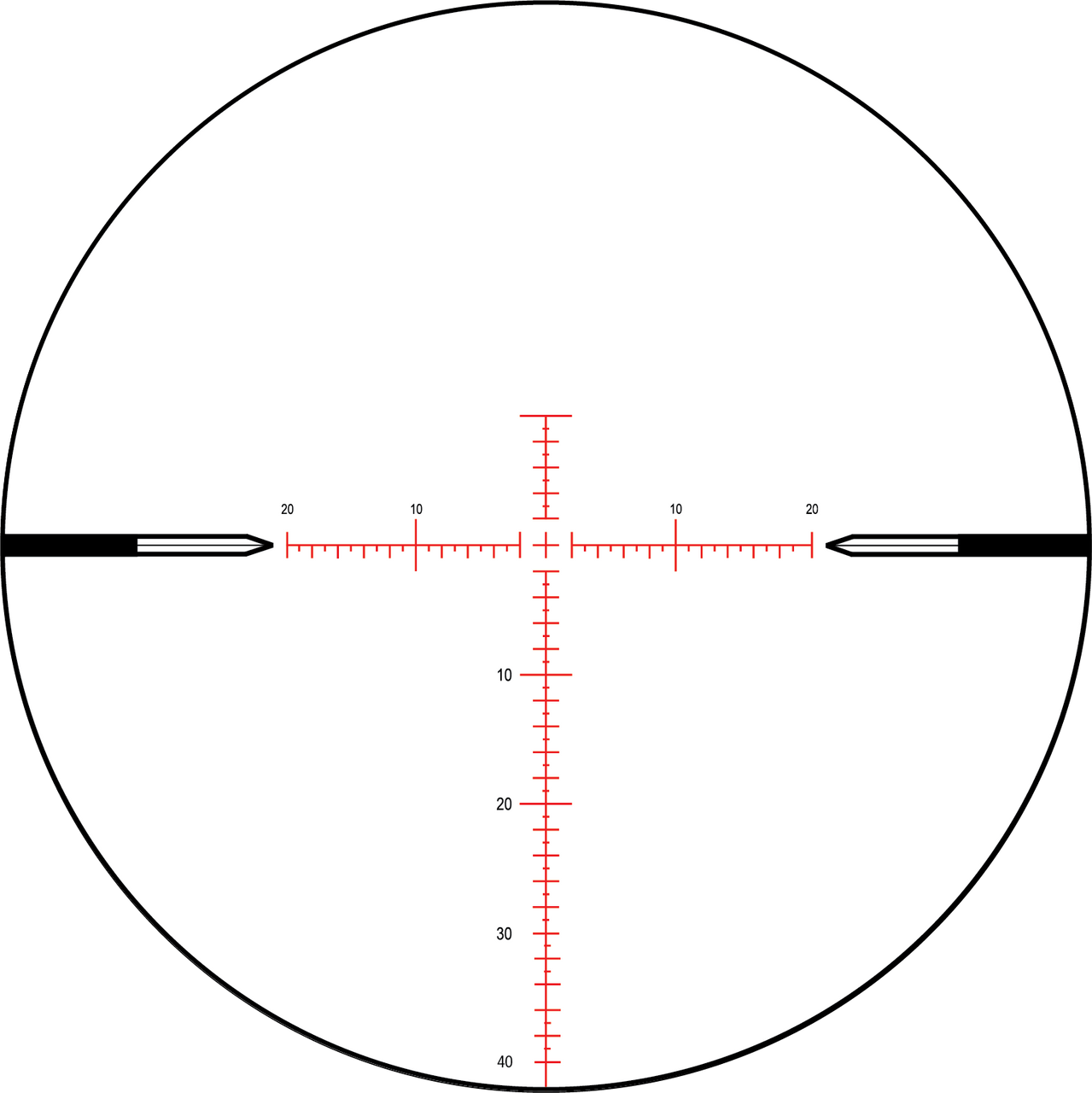 Nightforce MOAR F1 reticle