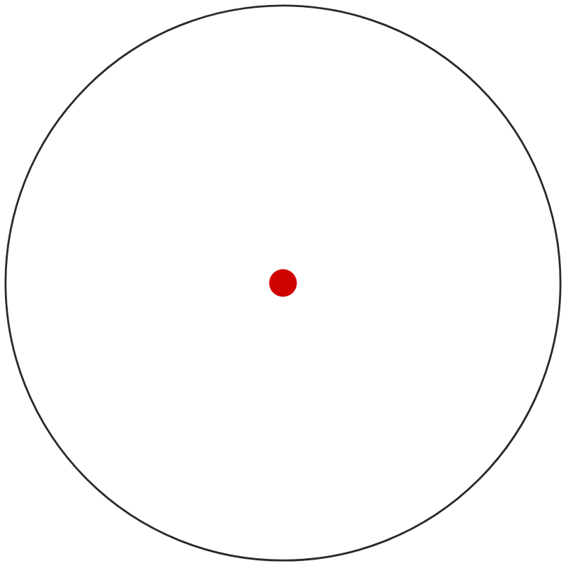 Primary Arms 3 MOA Dot reticle