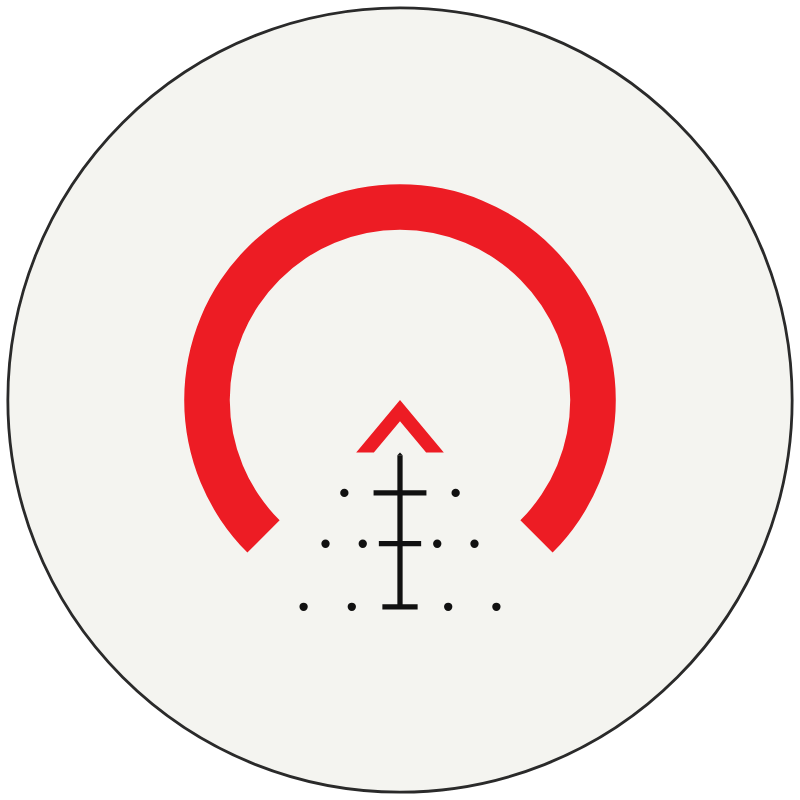 Primary Arms ACSS Raptor 5.56 M reticle