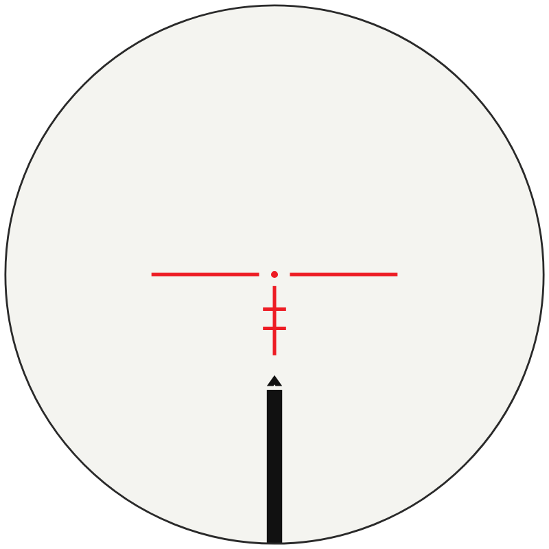 Primary Arms Cross Dot 5.56 reticle