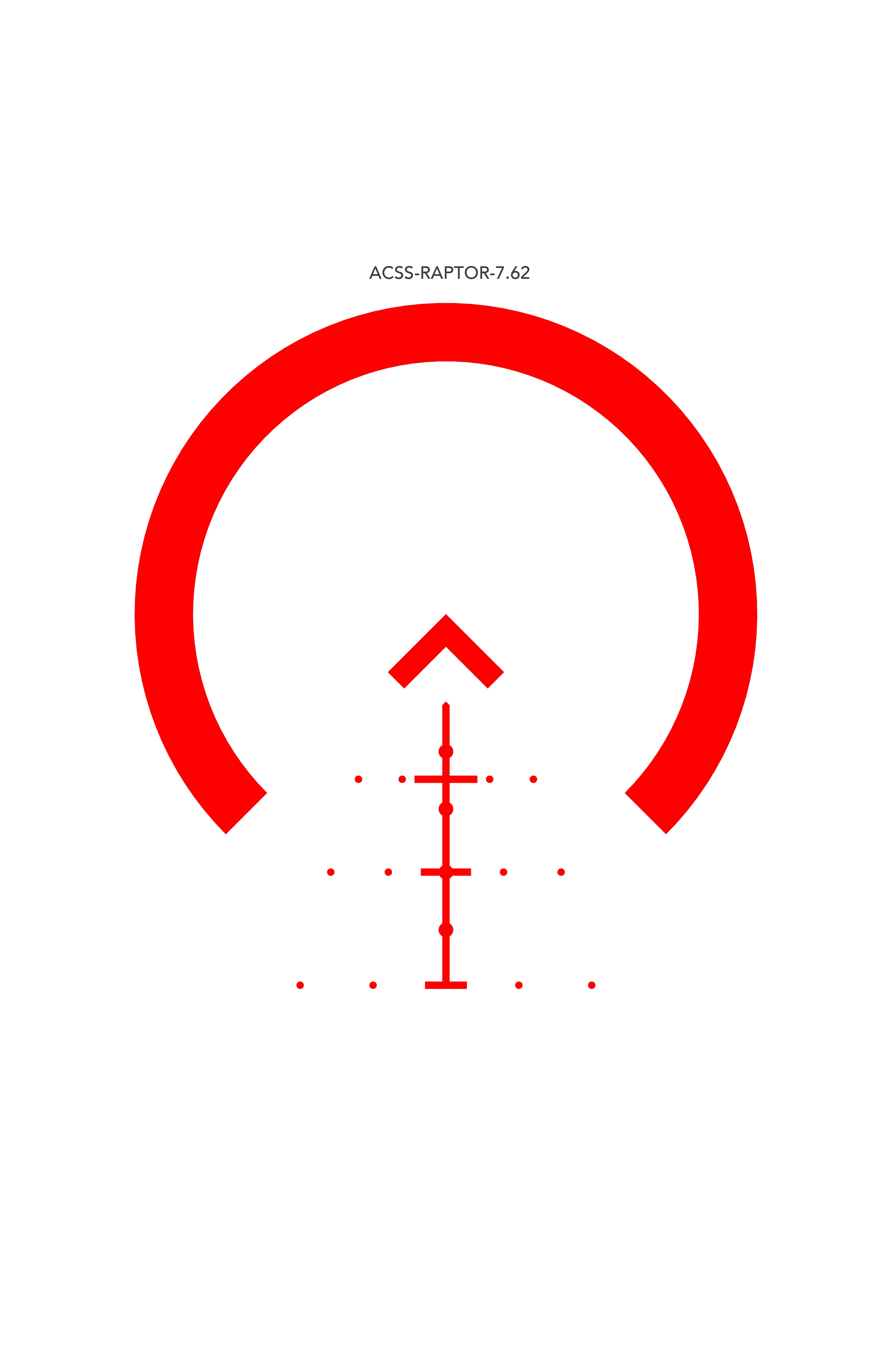 Primary Arms ACSS Raptor 7.62×39 reticle