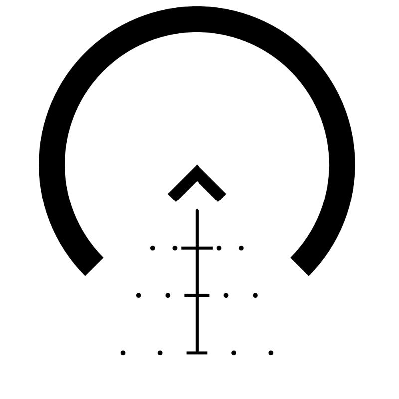 Primary Arms ACSS Raptor 7.62 Yards MP reticle
