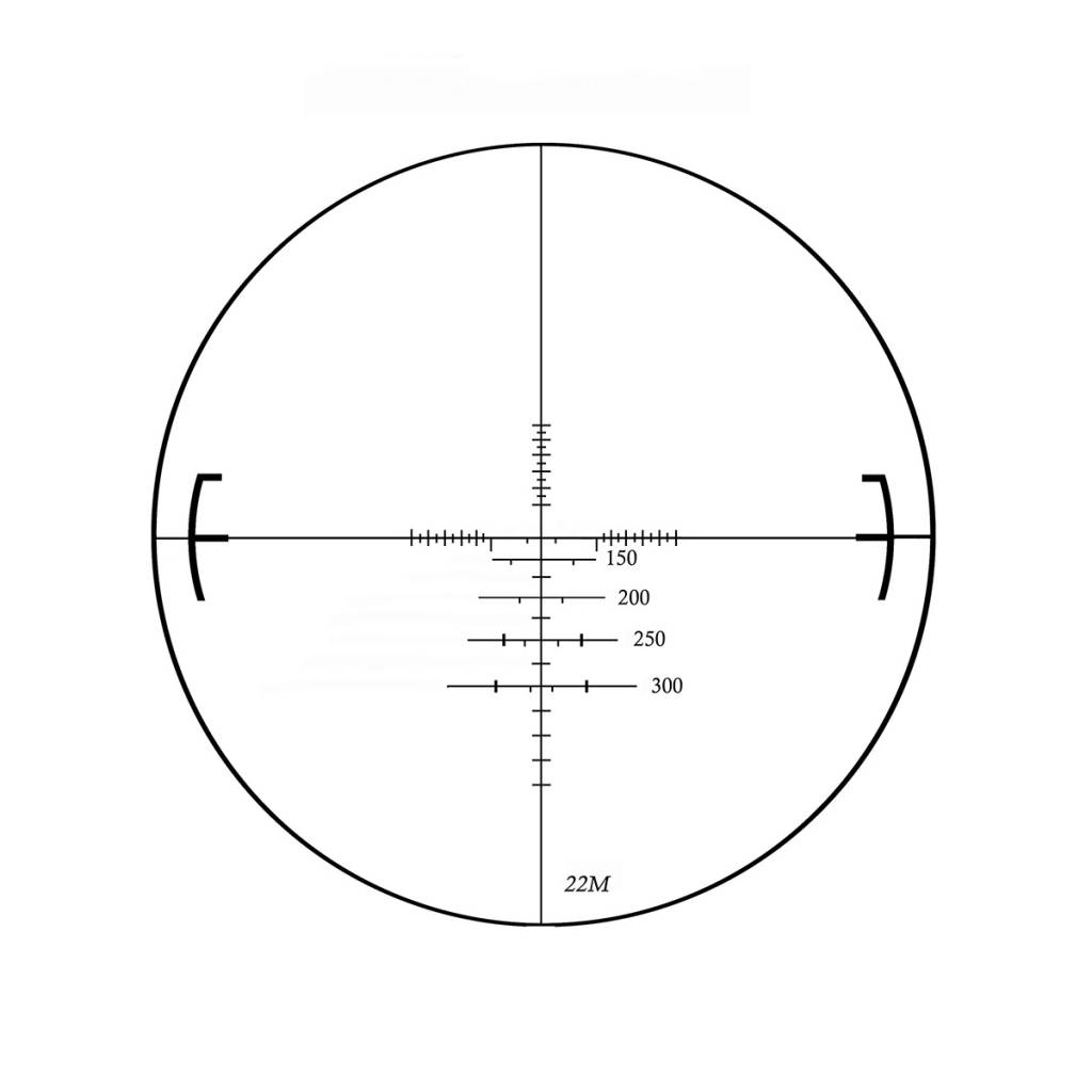 Rapid Rapid Reticle 3-12×42 22Magnum reticle reticle