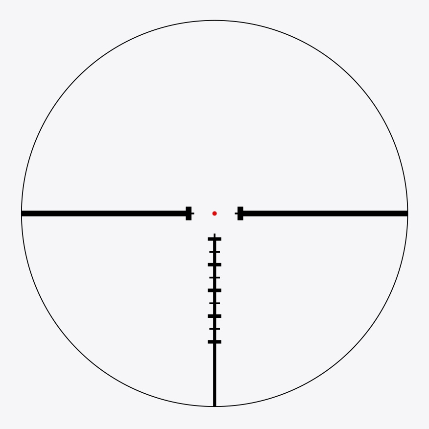 Riton illuminated German 4 Mod 1 reticle reticle