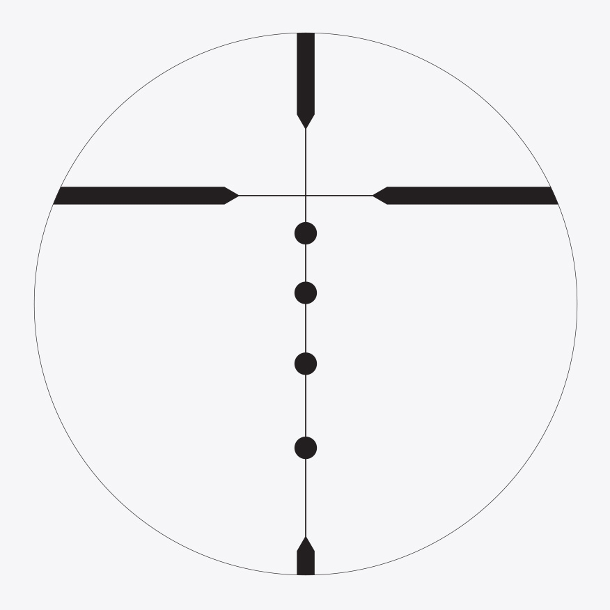 Riton non-illuminated BDC 223 reticle reticle
