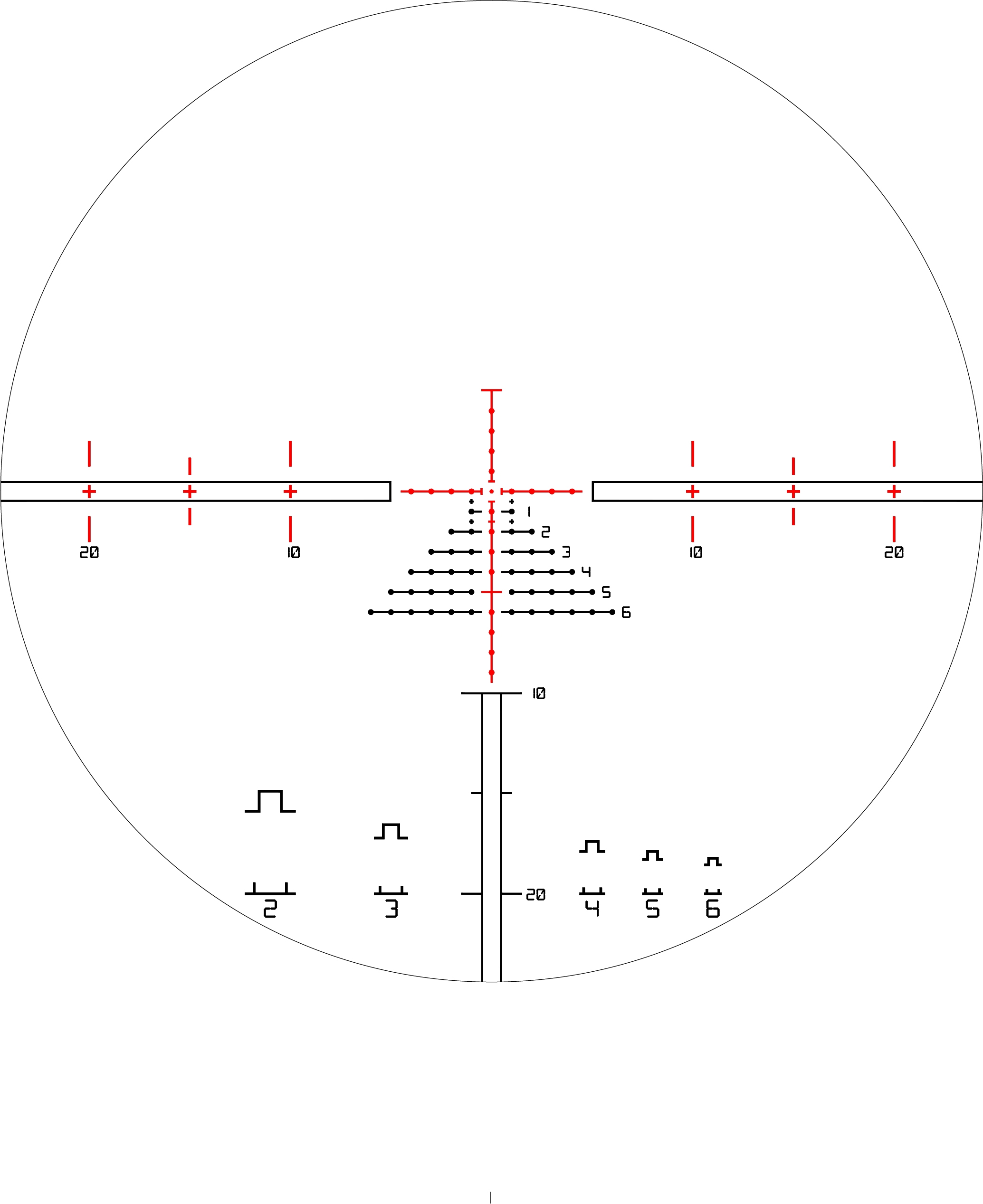 Schmidt & Bender MDR T6 reticle