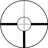 Schmidt & Bender non-illuminated A9 reticle