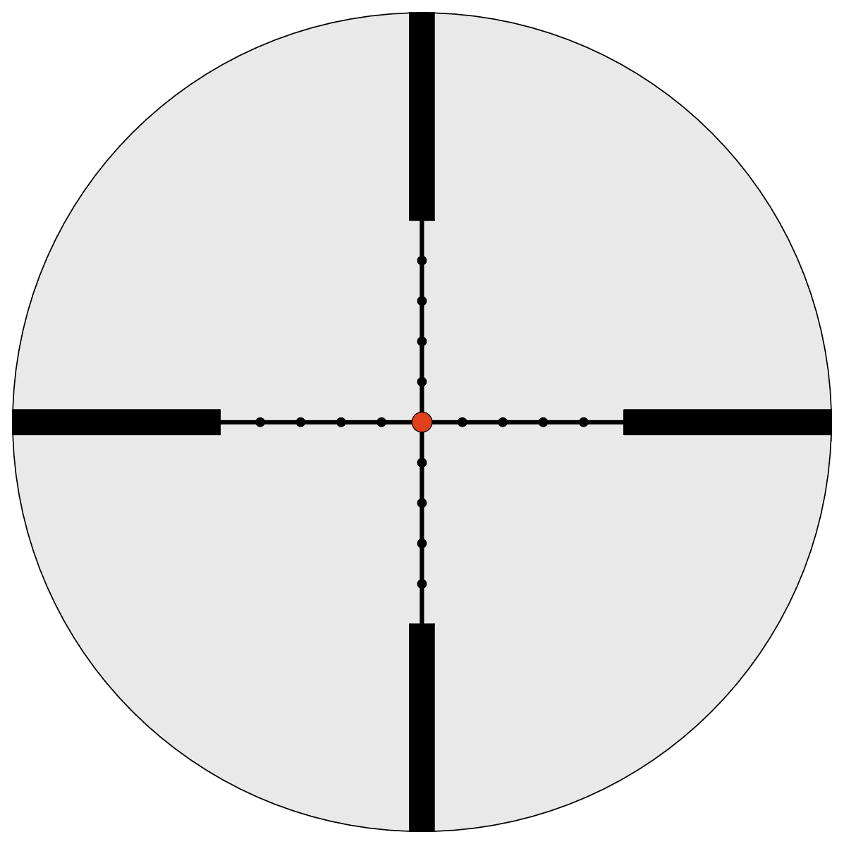 Schmidt & Bender P3 Short Dot reticle