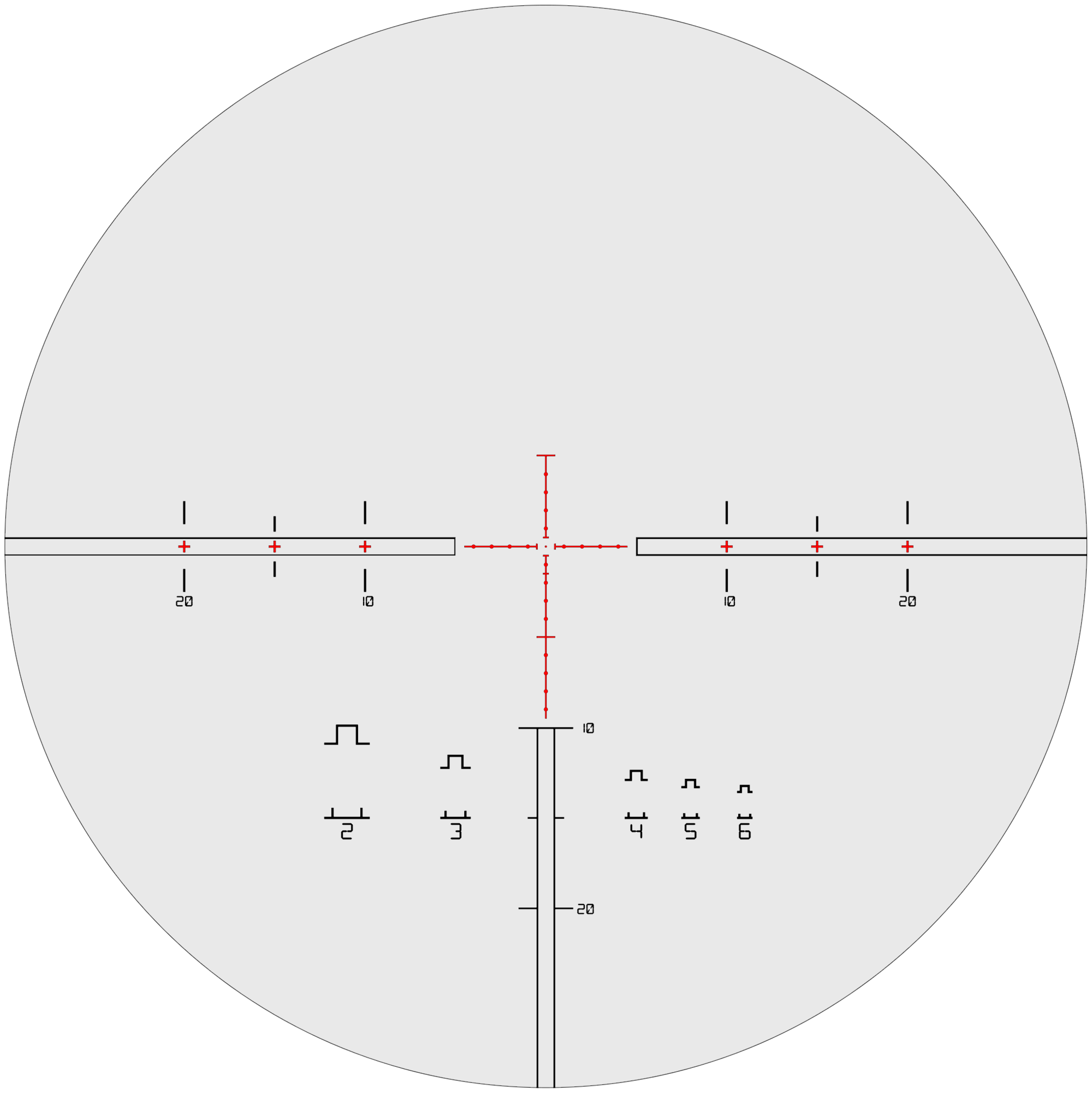 Schmidt & Bender MDR reticle