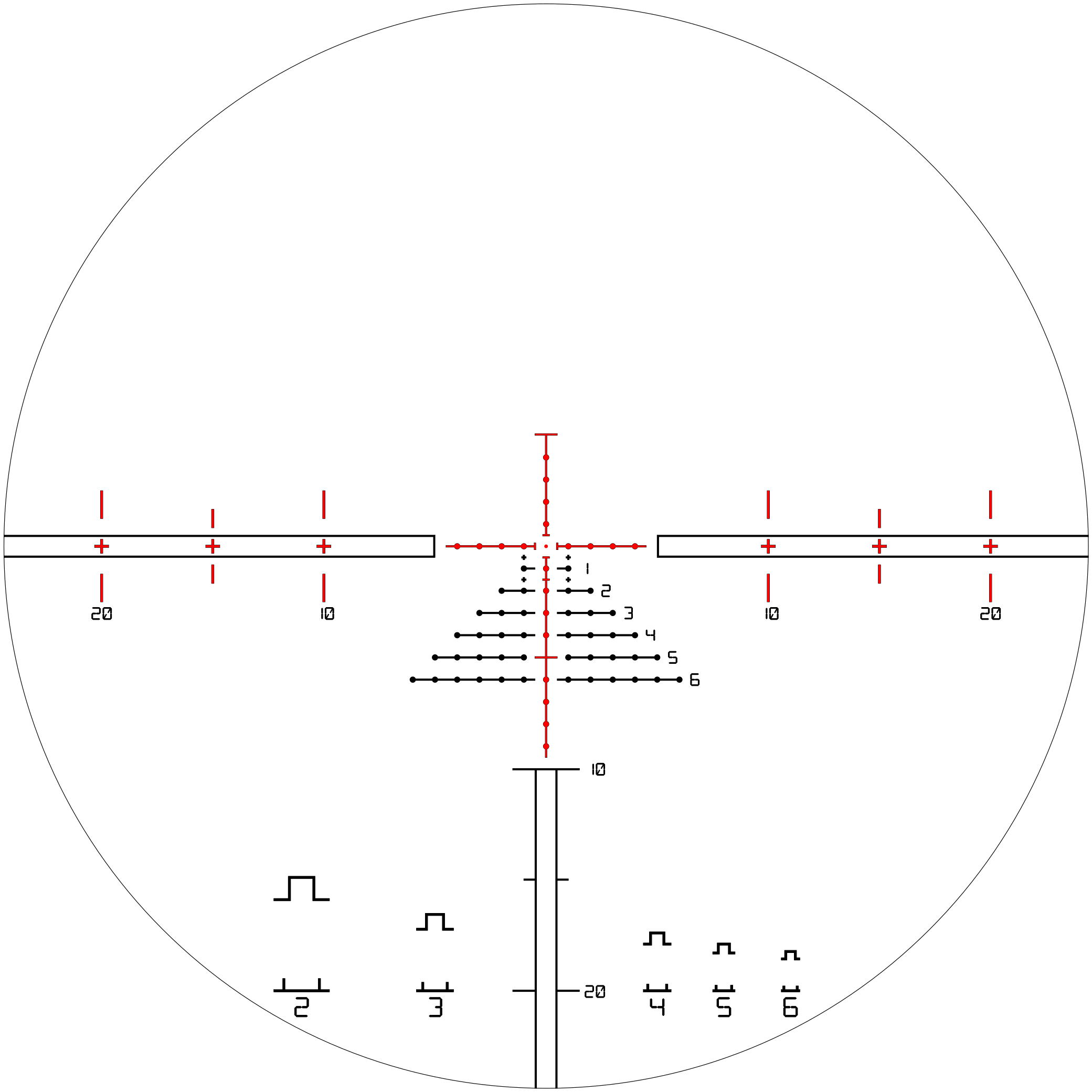 Schmidt & Bender MDRT6 reticle