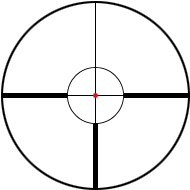 Schmidt & Bender FD9 (discontinued 2020) reticle