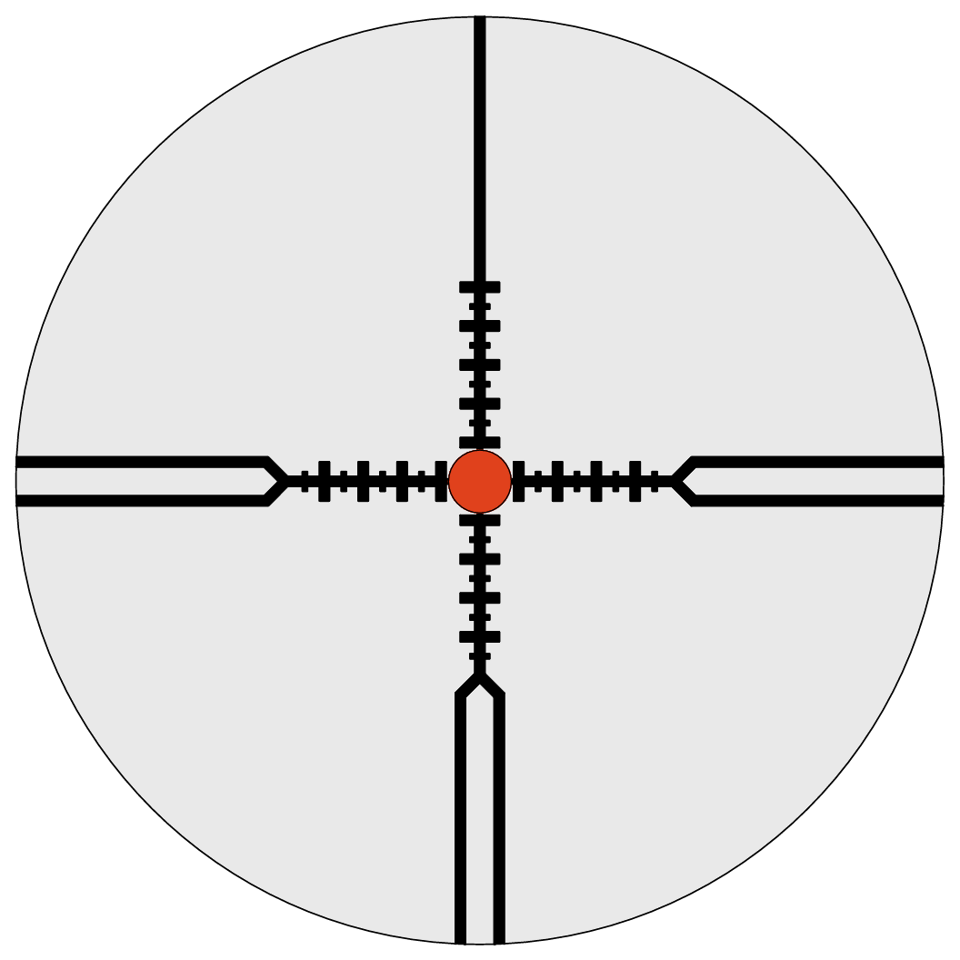 Schmidt & Bender CQB2 reticle