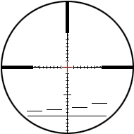 Schmidt & Bender P4L fine reticle