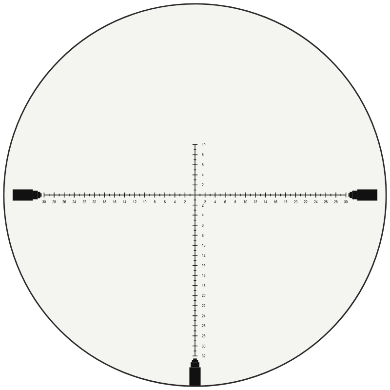 SIG Sauer MOA Milling 2.0 Illum reticle