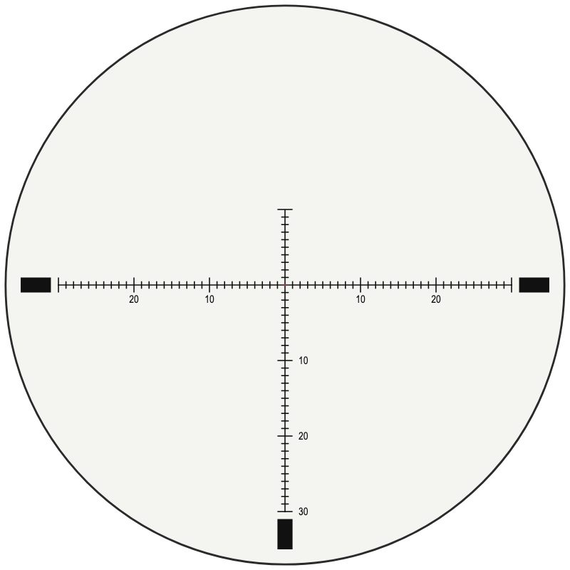 SIG Sauer MOA Milling Hunter 2.0 reticle