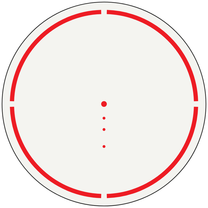 SIG Sauer Red Circle Dot reticle