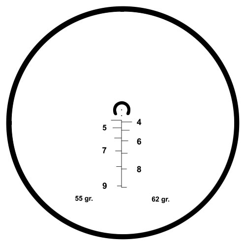 Sightmark SightMark Wolfhound 223 reticle reticle
